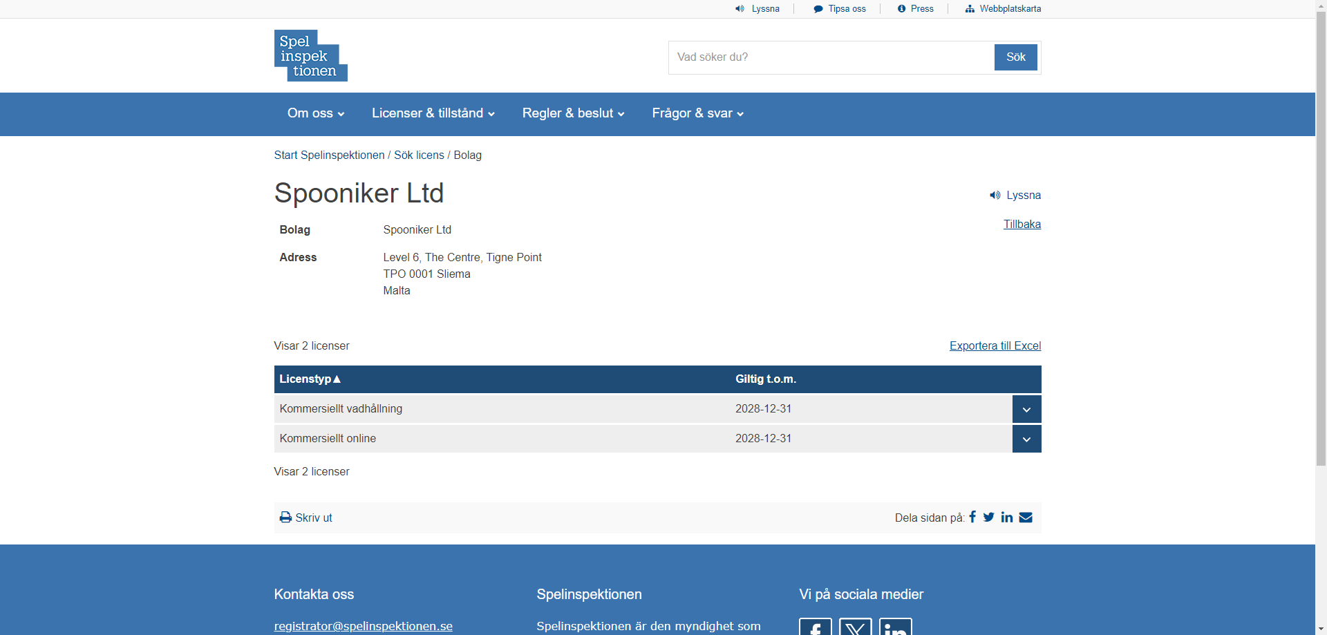 Spooniker Ltd